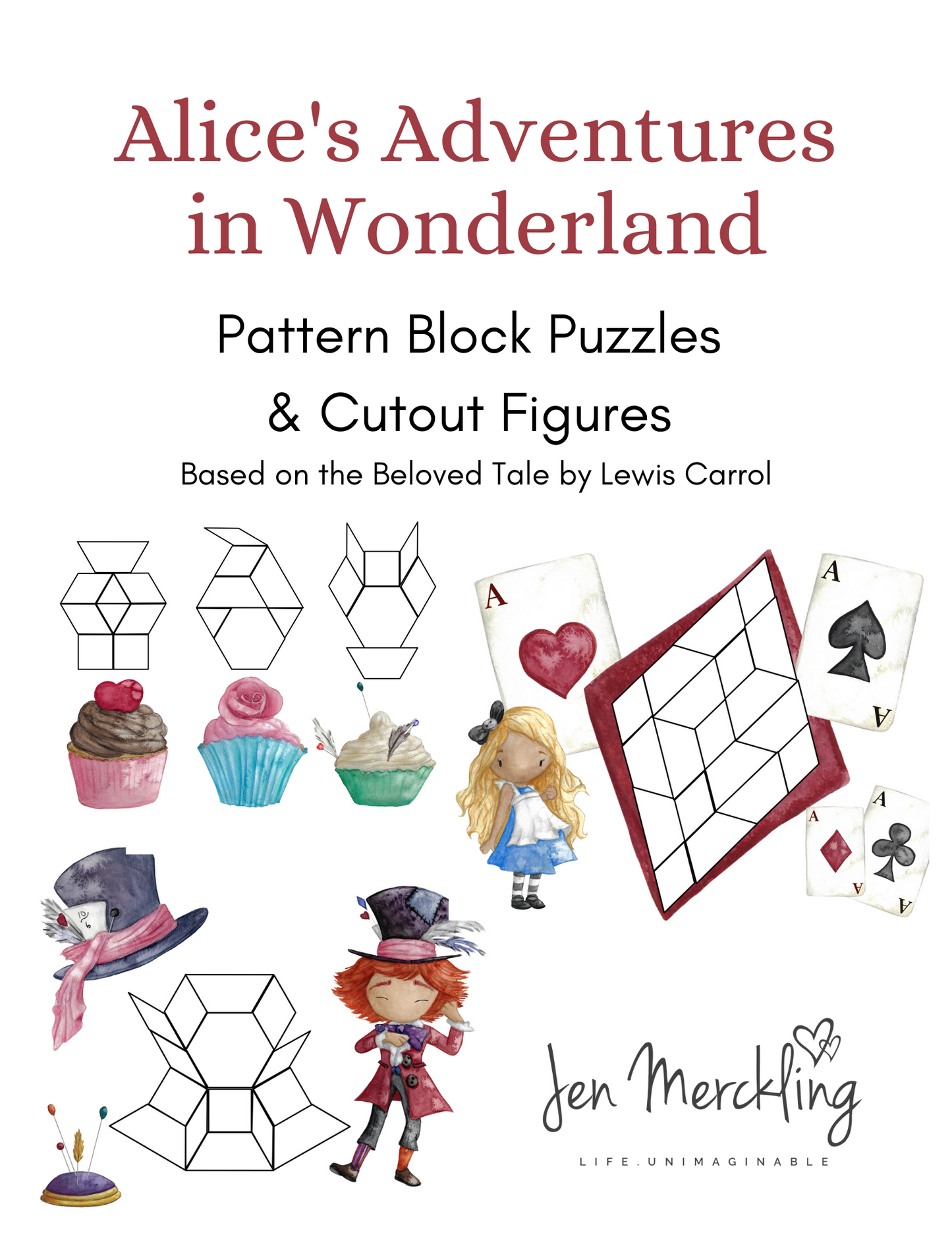 Pattern Block Math (Alice's Adventures in Wonderland)